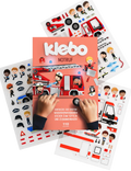 klebo Notruf – wiederverwendbares Stickerbuch mit Feuerwehr, Polizei und Krankenwagen für Kinder ab 3 Jahren